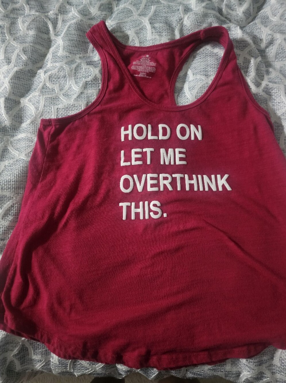 Secret Treasures Raspberry Pink Graphic Tank